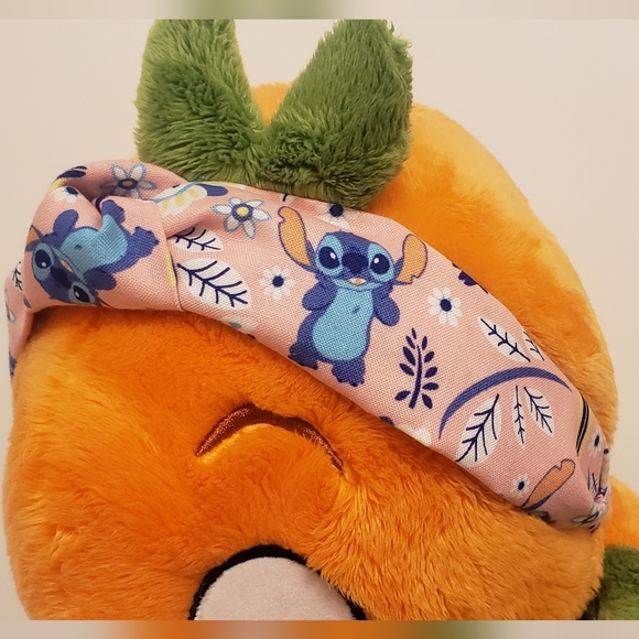 🆕️💙 Stitch Floral Headband💙Top Knot No Fill - Picture 5 of 6